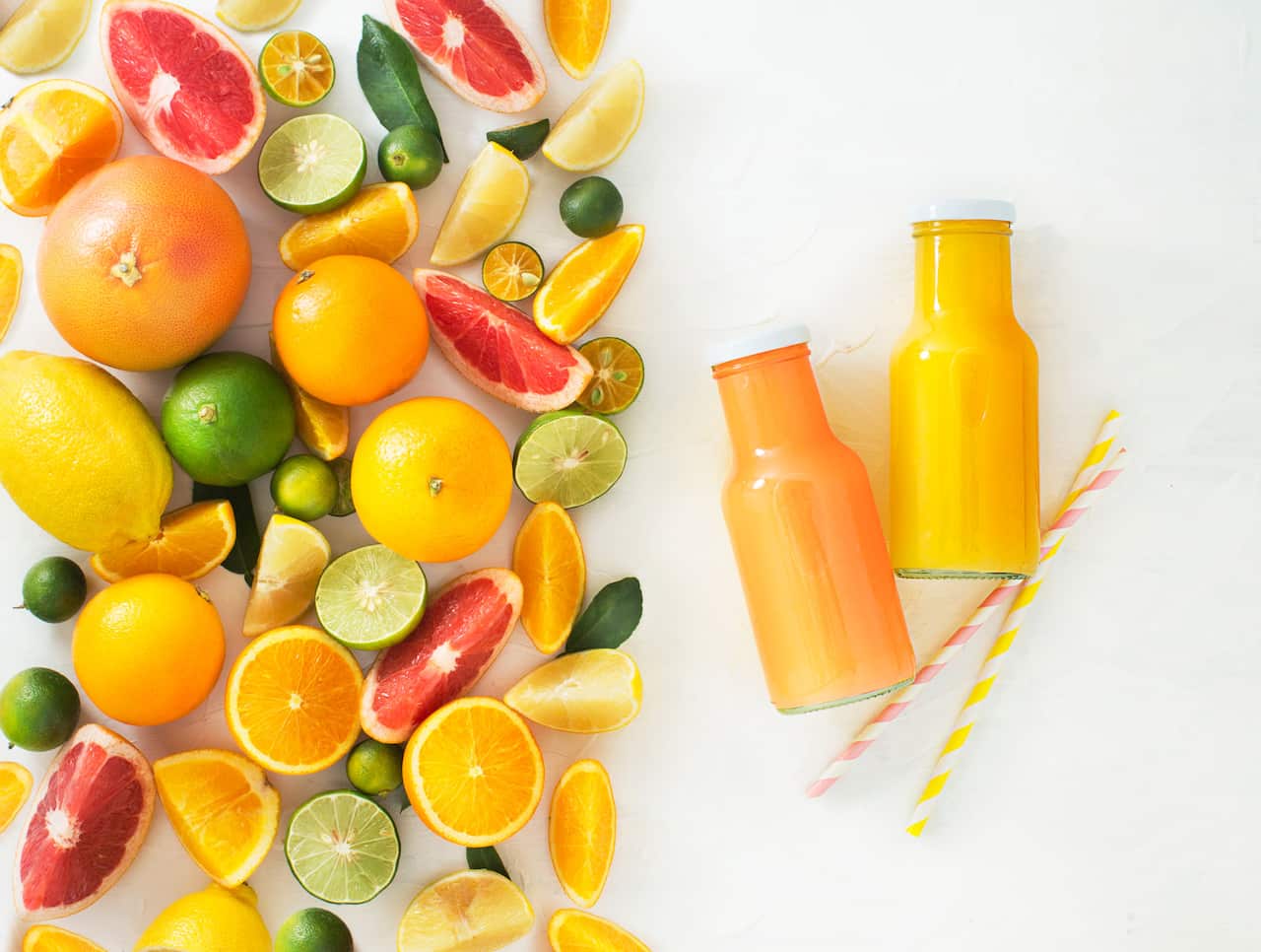 An orange has 10 times more vitamin C than an apple.