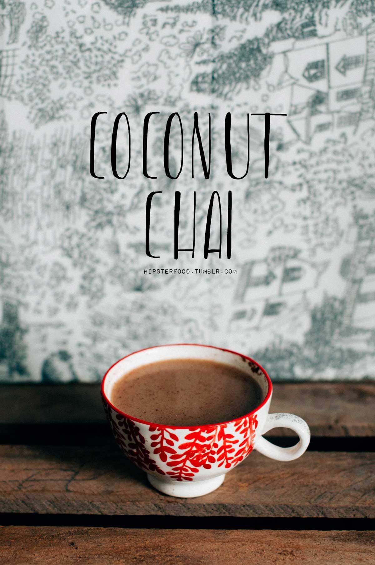 Rich coconut chai