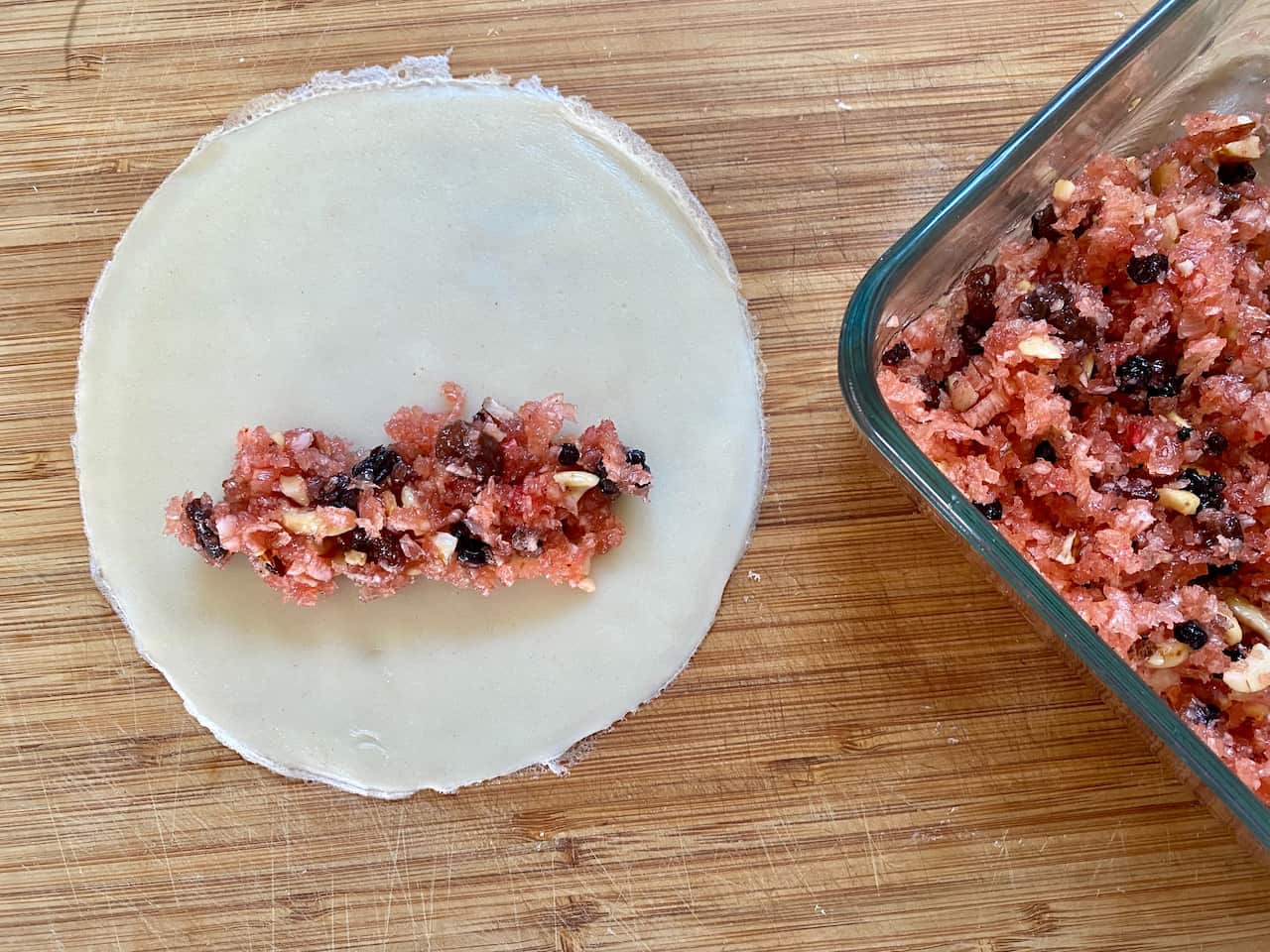 Indian coconut pancakes