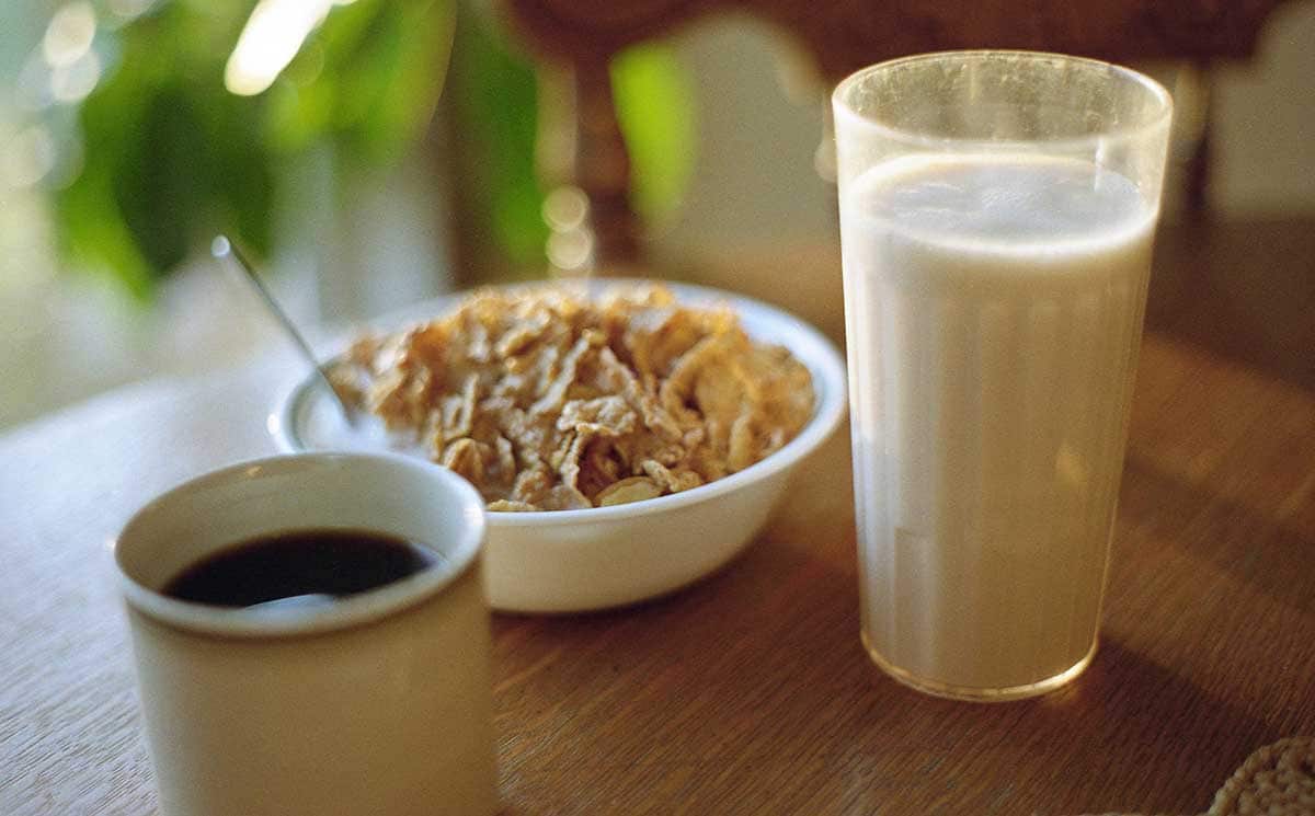 Coffee with breakfast