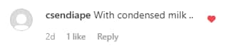 condensed milk