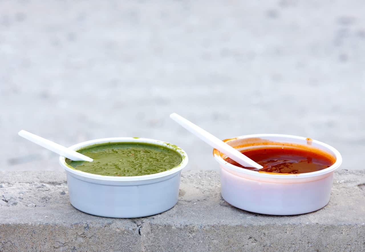 Coriander and mint chutney