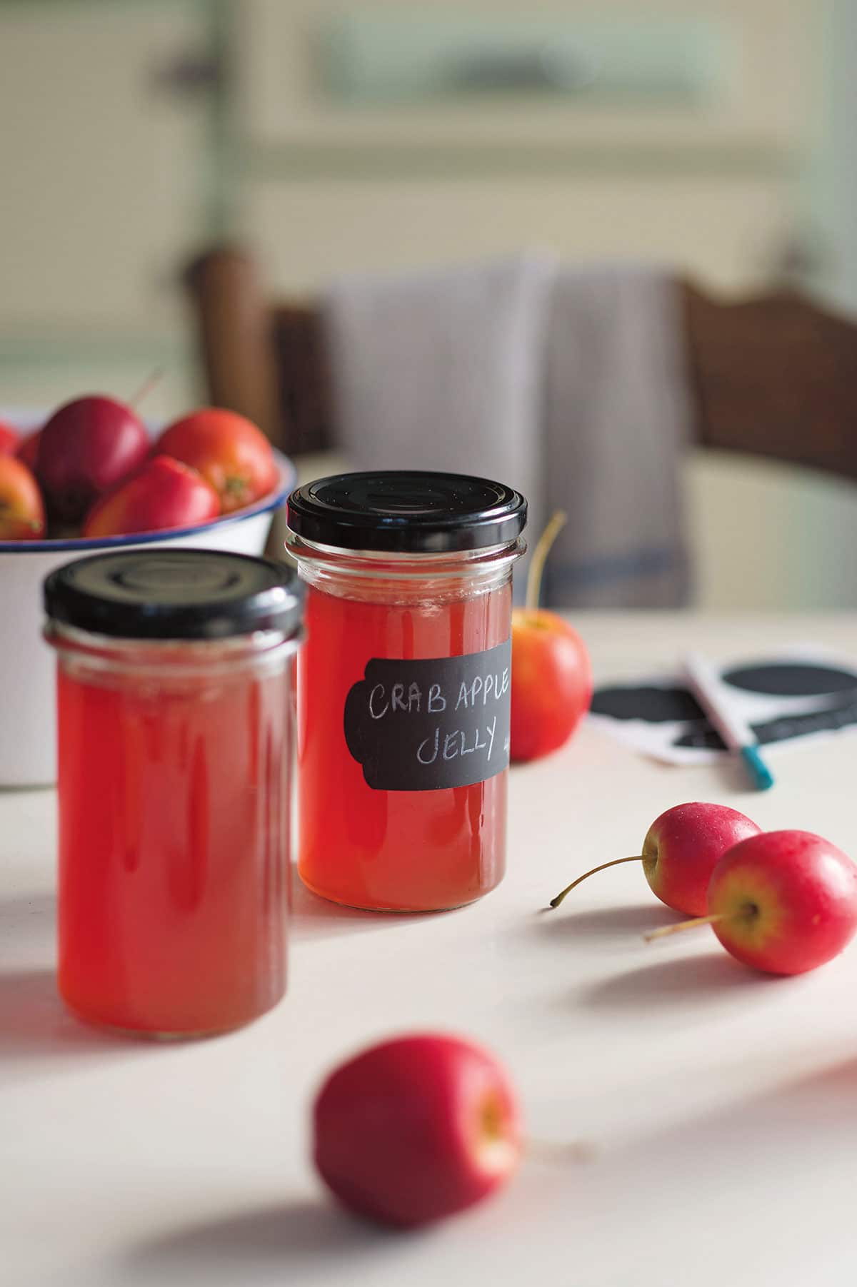 Crabapple and port jelly