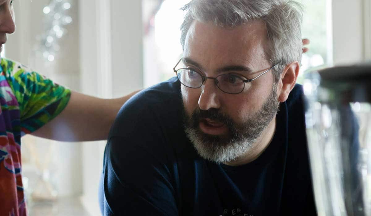 Craig Anderson on the set of Red Christmas