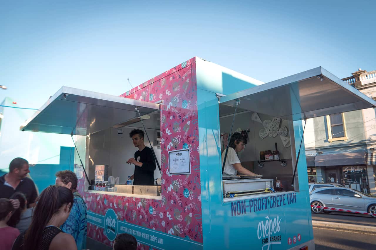 Crepes for Change van