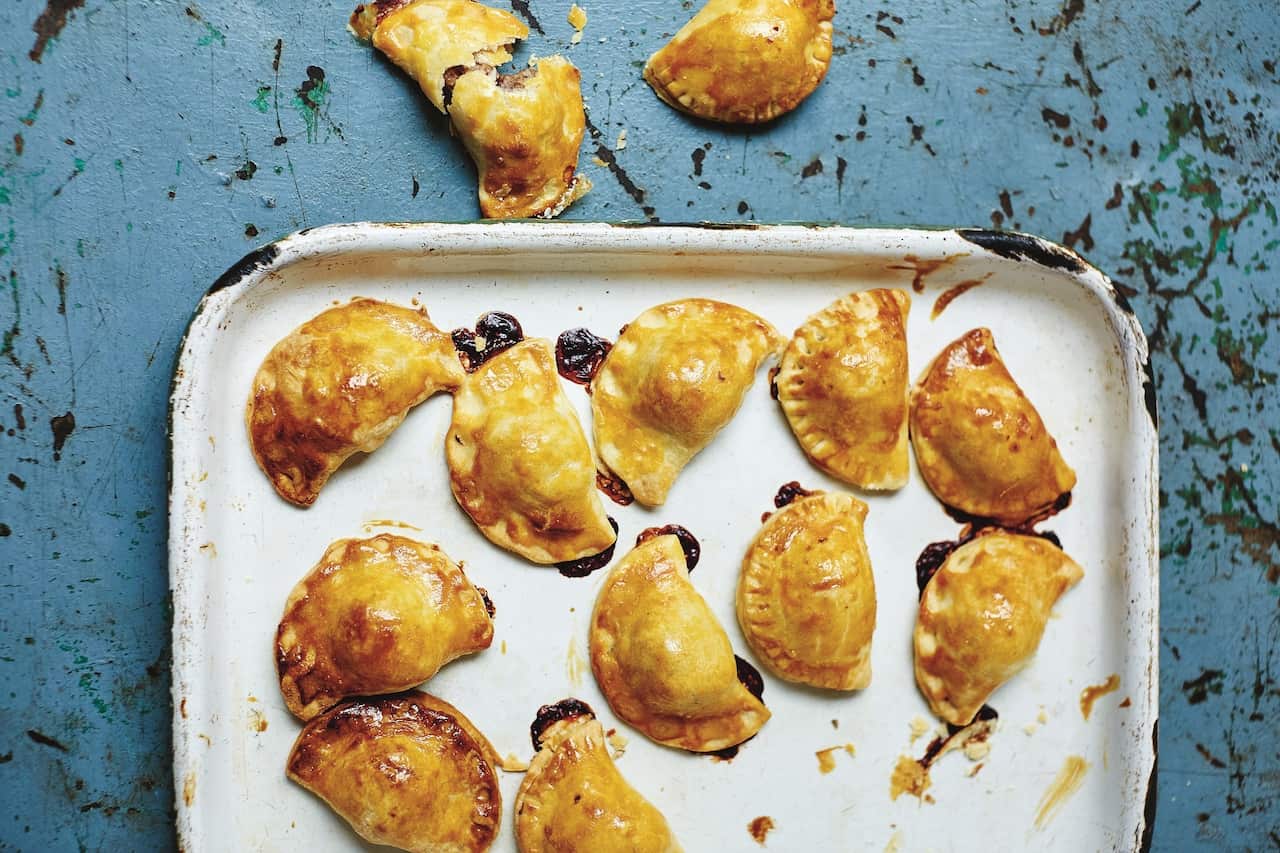 Crispy-baked pierogi