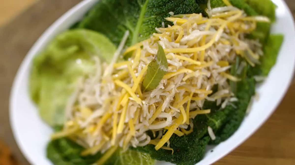 Cured spiced turnip and swede