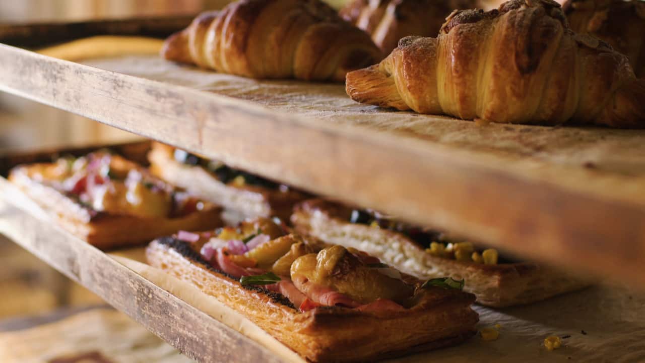 Pastries at Cygnet Woodfired Bakehouse