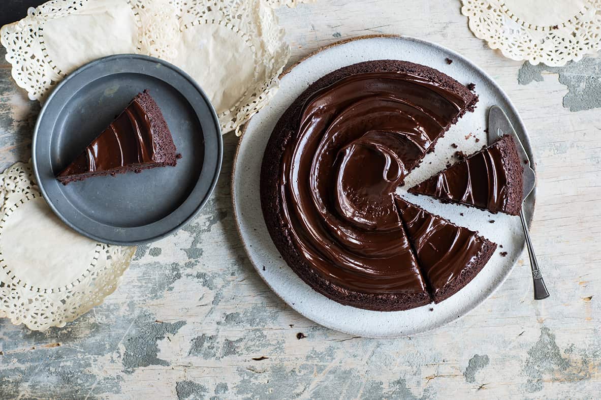 Dairy-free flourless chocolate cake