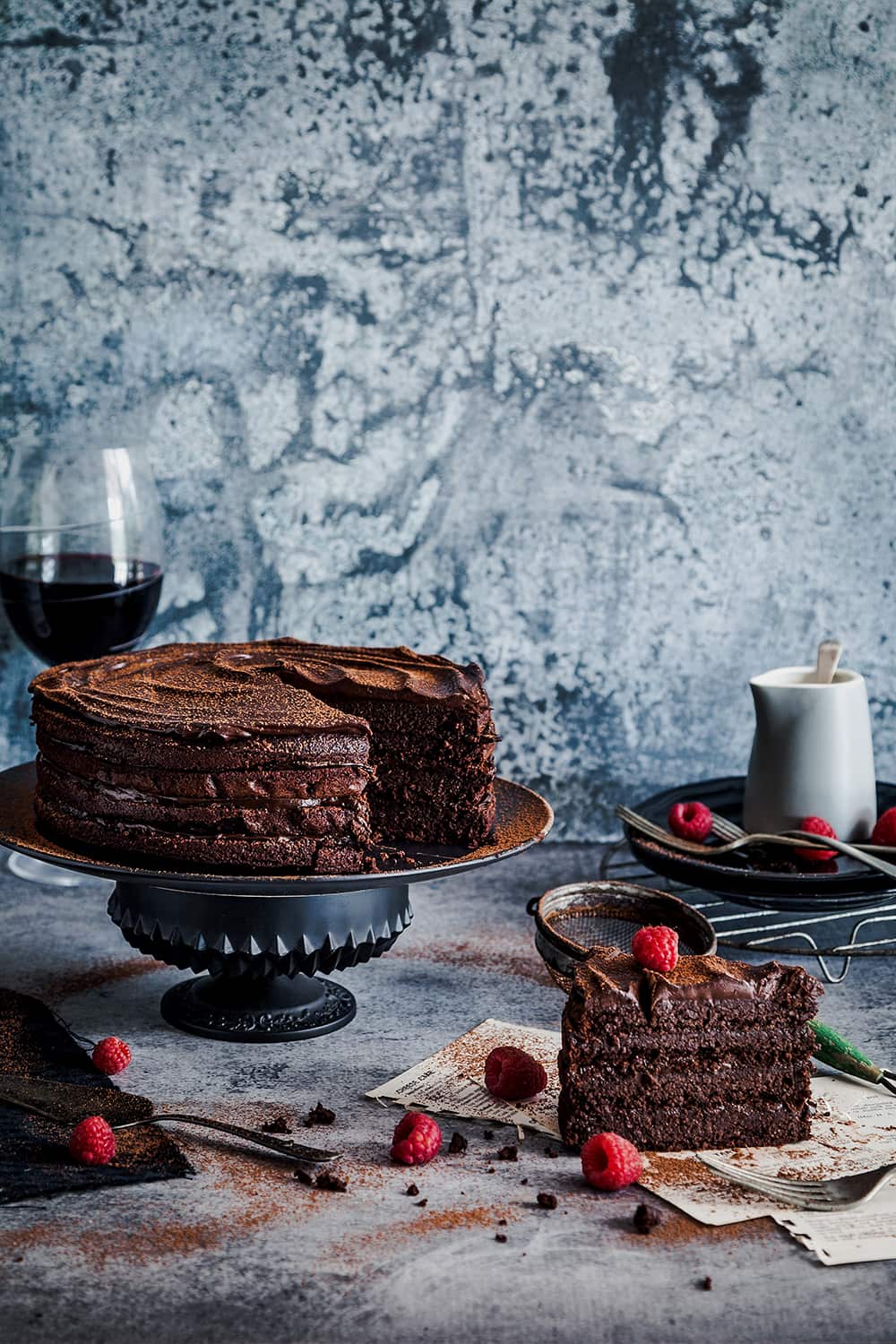 Dark Chocolate Espresso Mud Cake