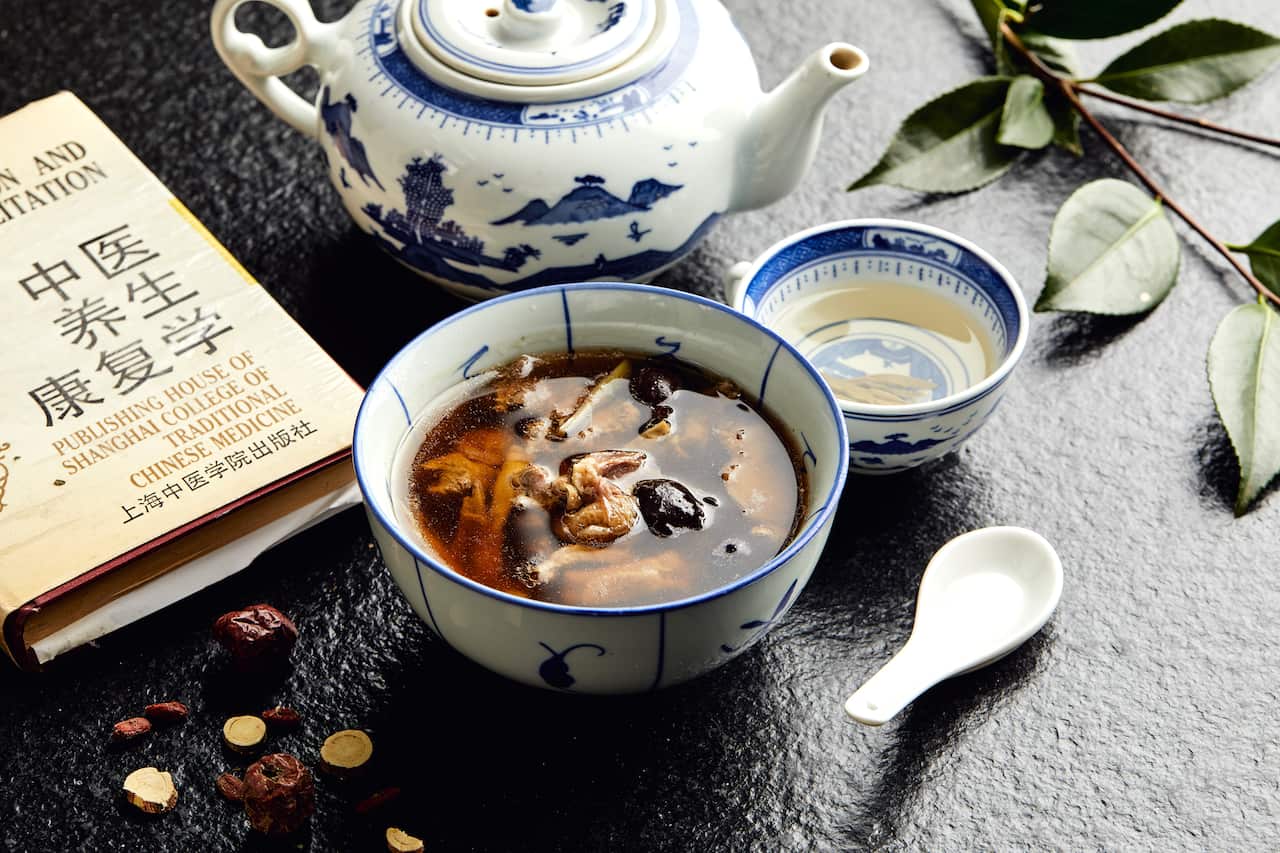 Davids duck tonic soup