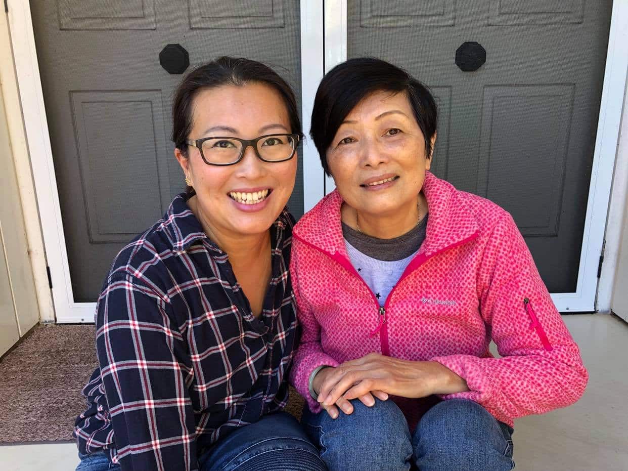 Debbie Tsang and mother Winnie Chu