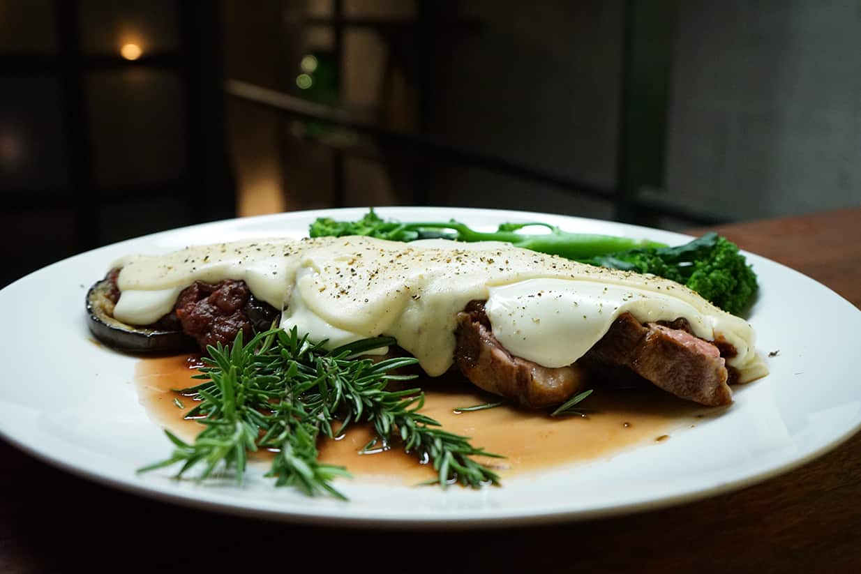 Deconstructed moussaka