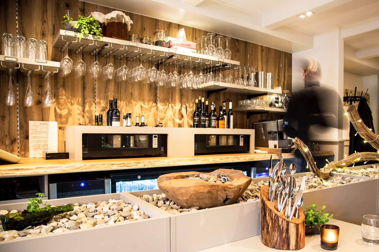 The restaurant has been designed to be run as simply as possible.