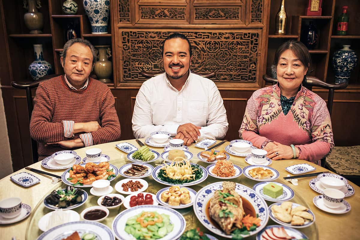 Shang Xi Wang and Adam at Li Family Imperial Cuisine. #DestinationFlavour