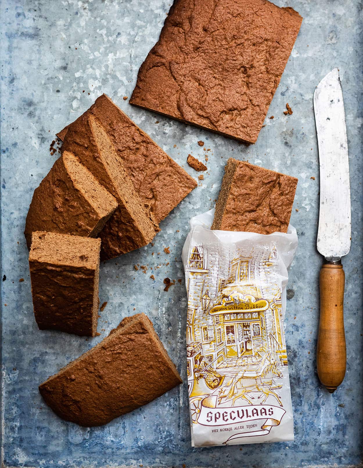 Tray-baked speculaas  also known as thick or dikke speculaas