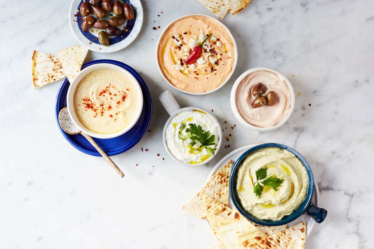 Wraps, dips and desserts are all made in house using local or Greek ingredients.