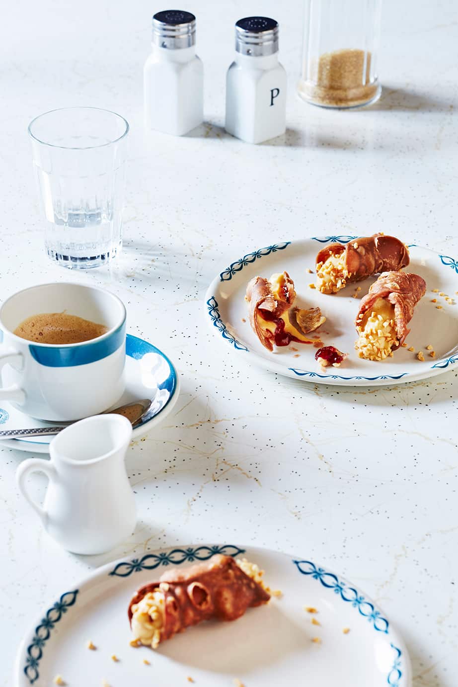 Peanut butter and jelly cannoli