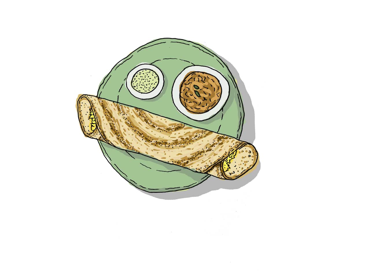 Dosa illustration