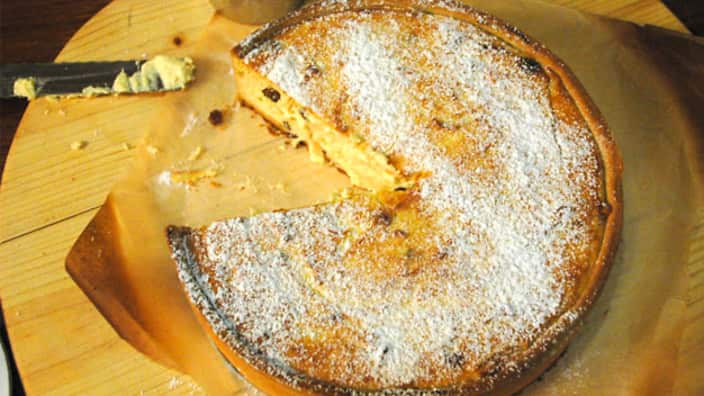 Italian ricotta cheesecake 