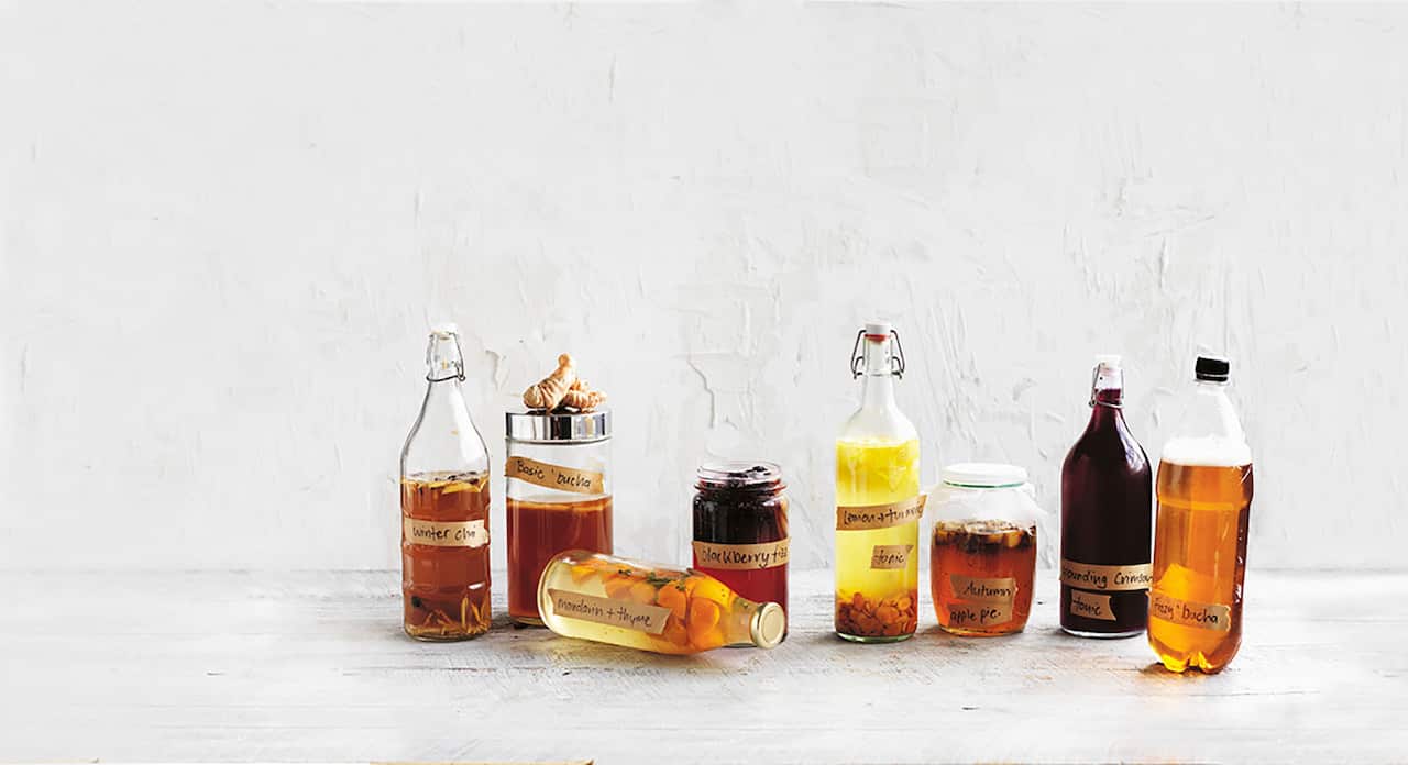 Recipes for kombucha appears in popular cookbooks, such as Sarah Wilson's 'I Quit Sugar: Simplicious'.