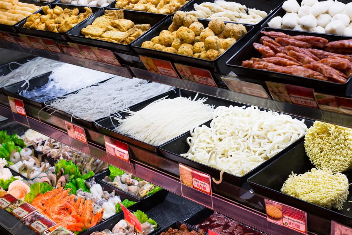 There are many types of noodles – and other ingredients – to choose from.