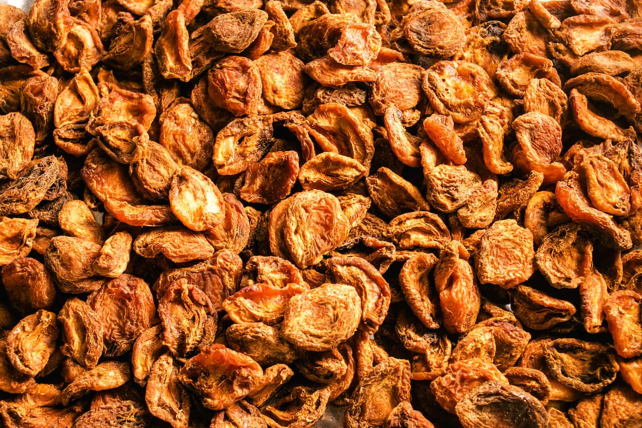 Dried Armenian apricots