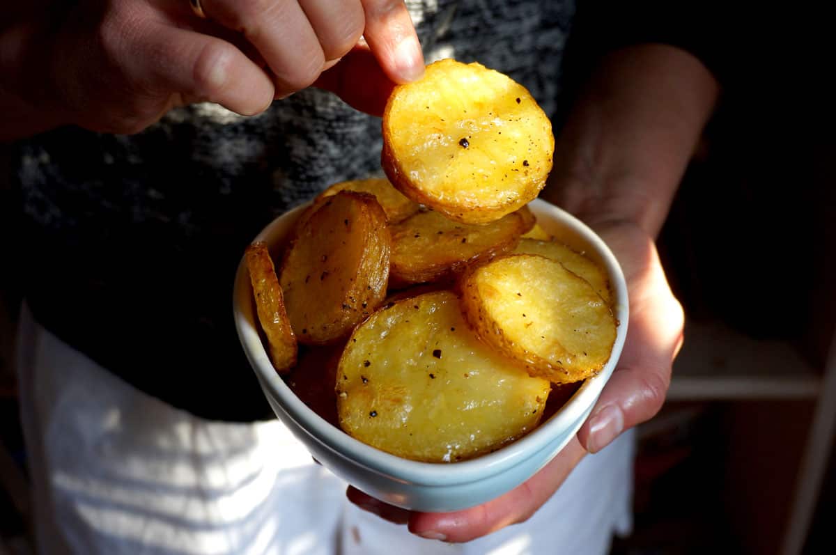 Salt and vinegar potatoes