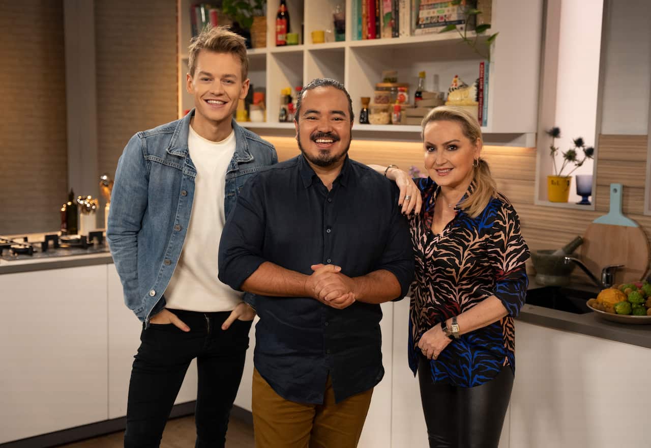 Joel Creasey, Adam Liaw, Melissa Hoyer