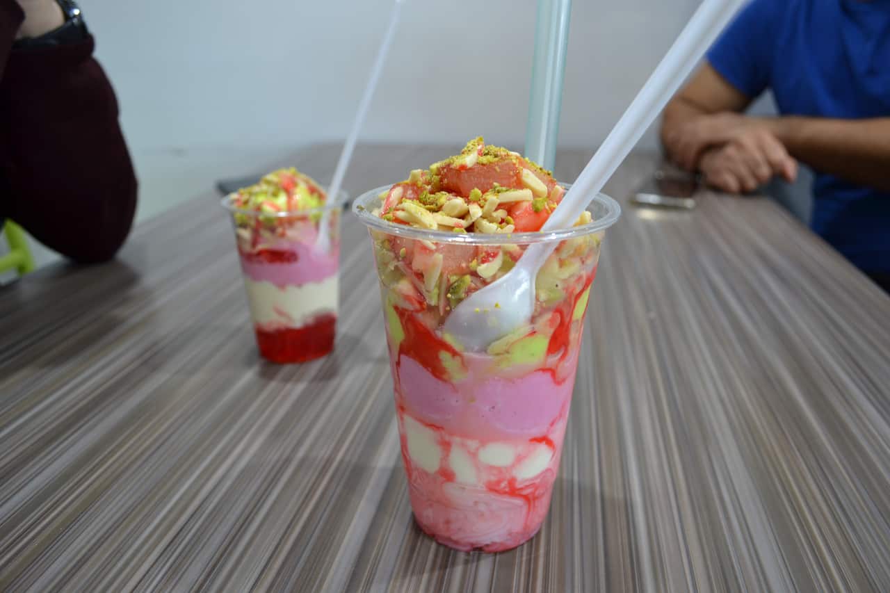 Falluda ice cream from Auburn Fresh Juice Centre