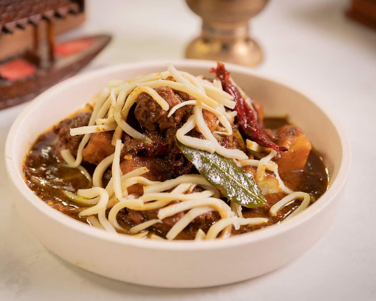 Duck curry with bamboo shoots