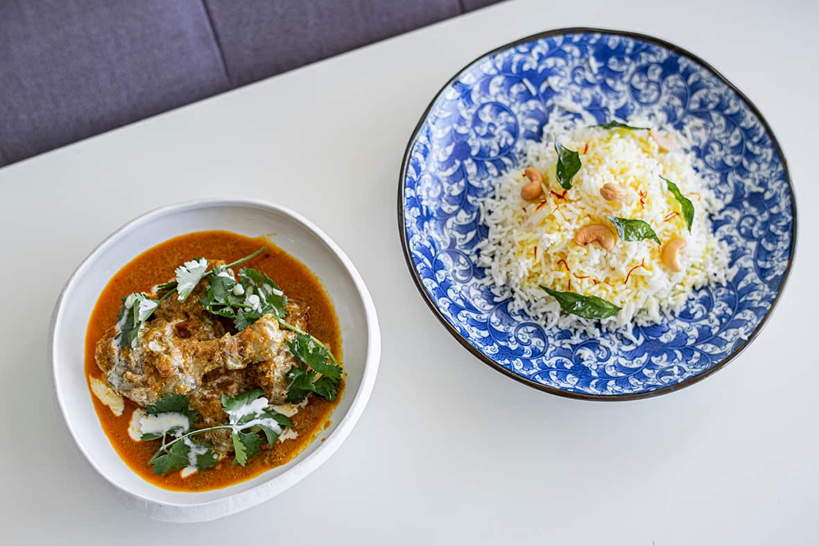 Indian duck and poppy seed curry 