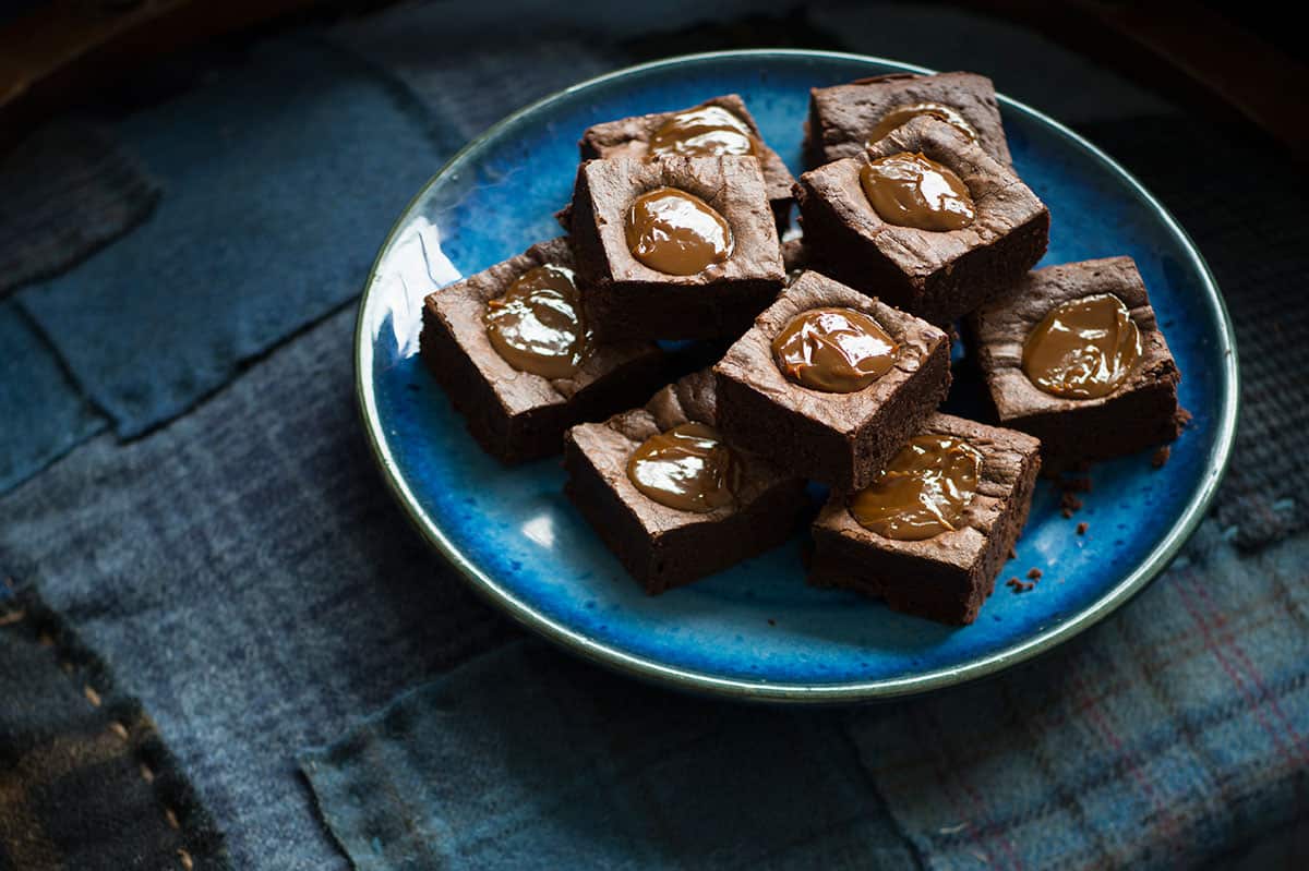 Dulce de leche brownies 2