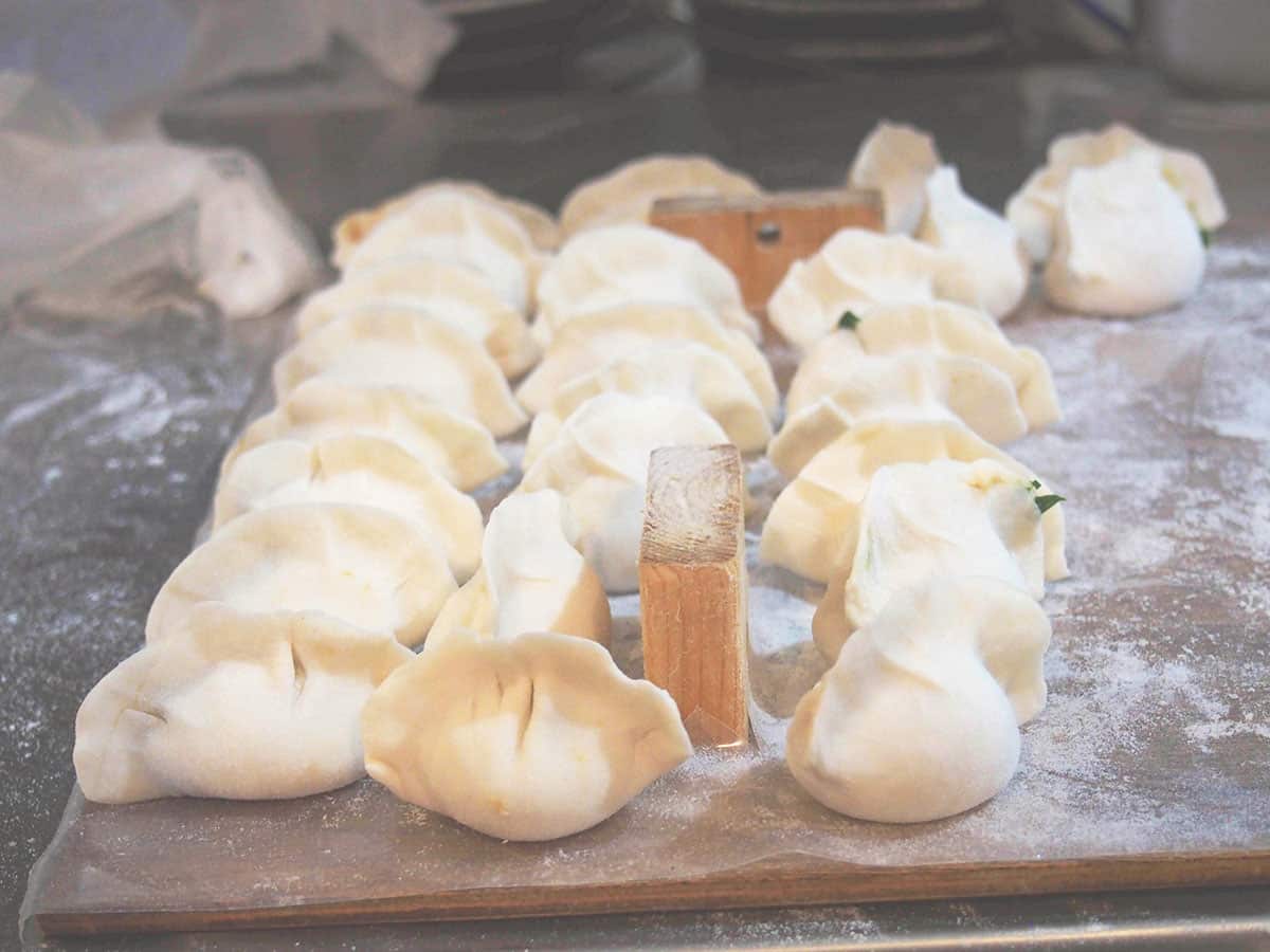 All dumplings, noodles and pancakes are handmade Xinjiang-style.