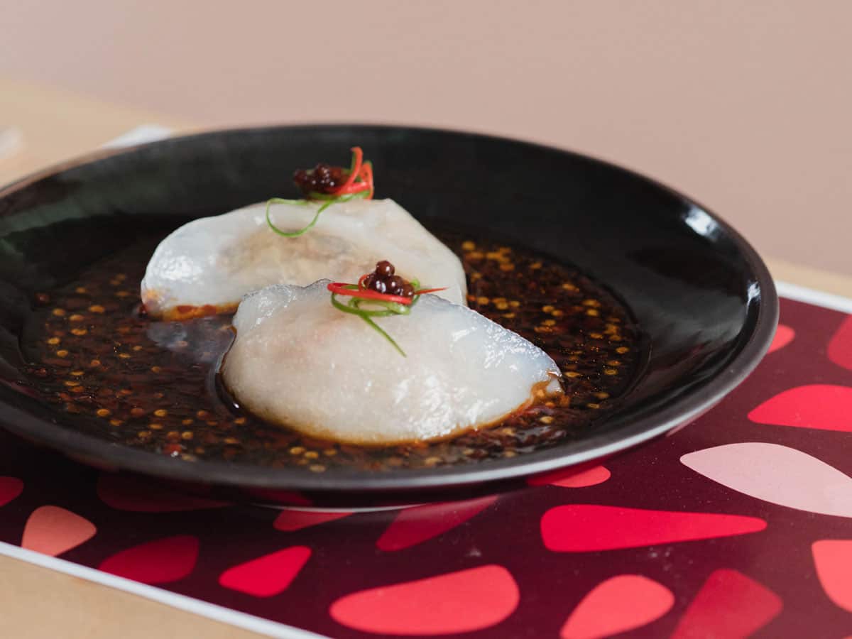 Tapioca sago dumplings hold a tasty mix of pork shoulder and peanuts.