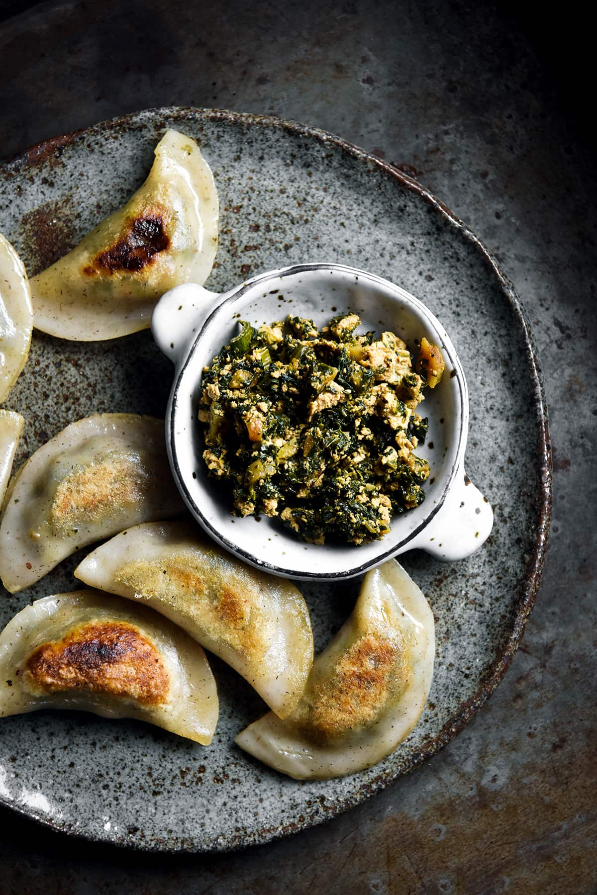 Tofu and water chestnut dumplings