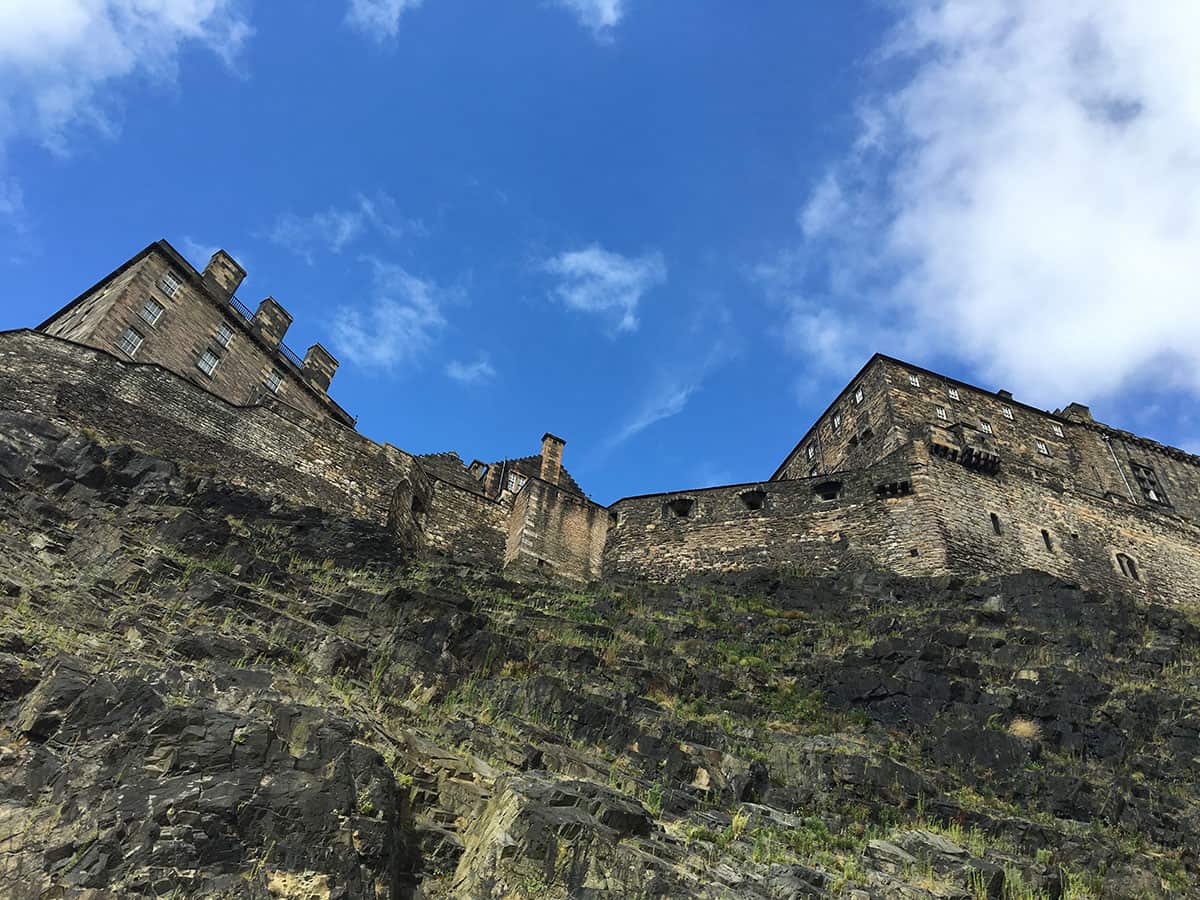 Edinburgh Castle in Scotland