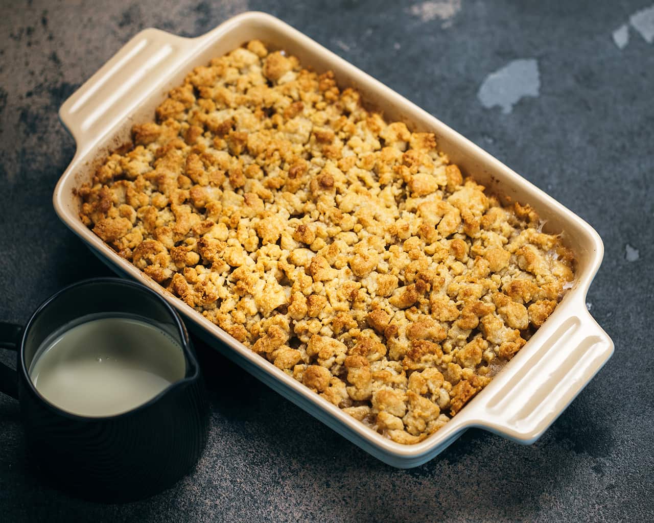 Emergency apple crumble