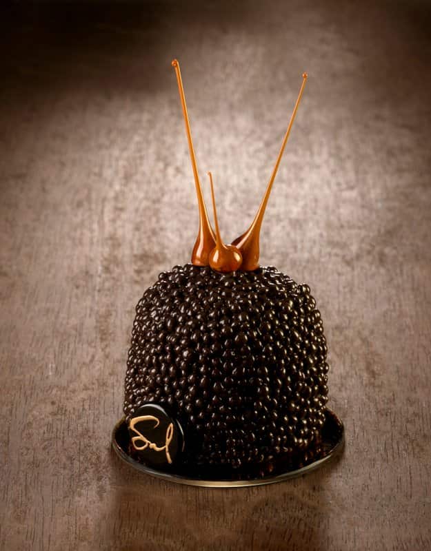 Entremet au chocolat.