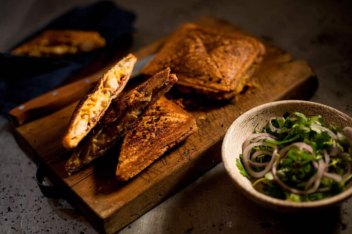 Balik ekmek crayfish and truffle toastie