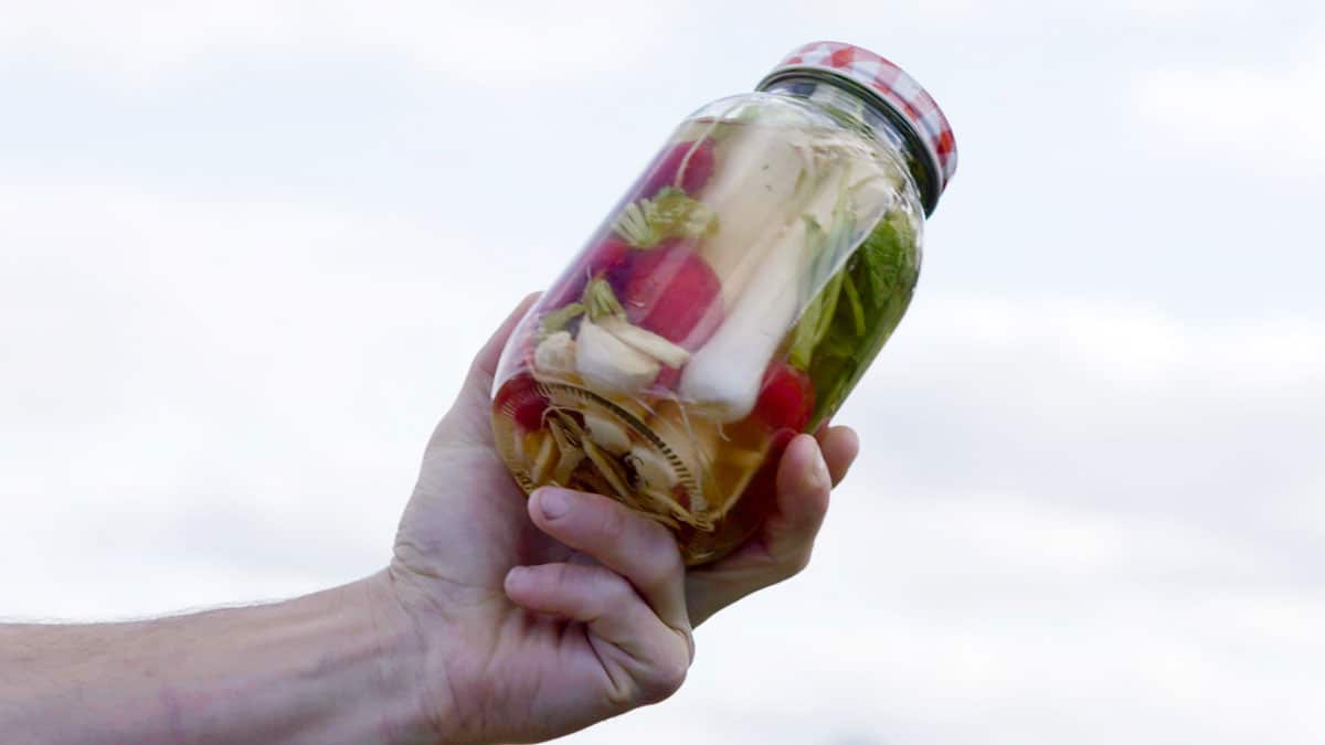 Roadside quick pickled vegies