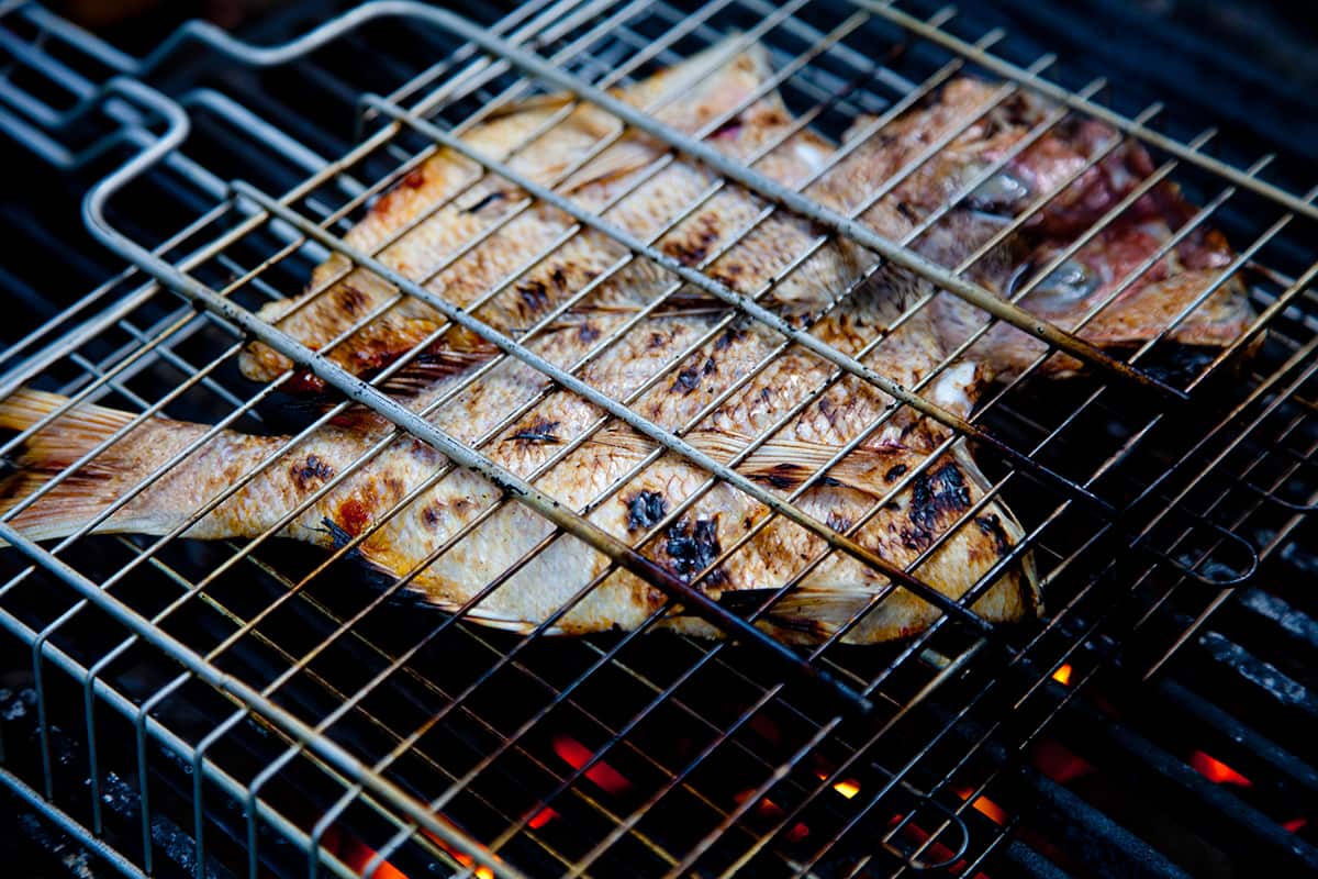 Pescado zarandeado (fish taco)