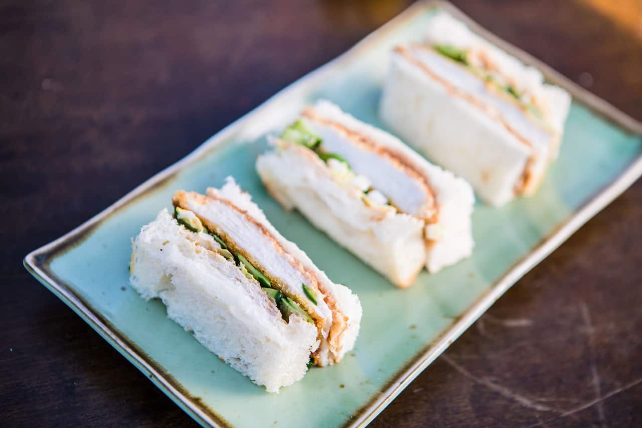 Chicken katsu sandwich