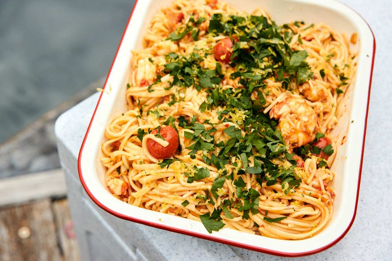 Prawn pasta