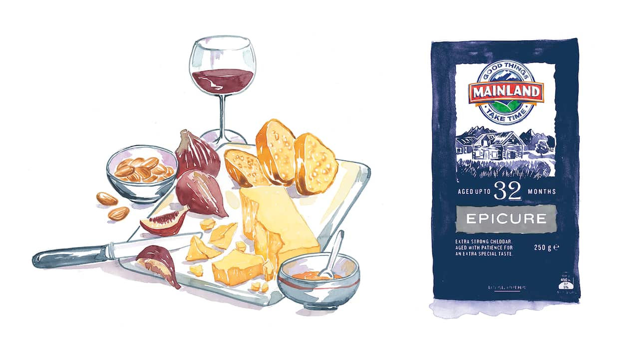 Cheddar Cheese Fonterra Mainland Cheeseboard Epicure