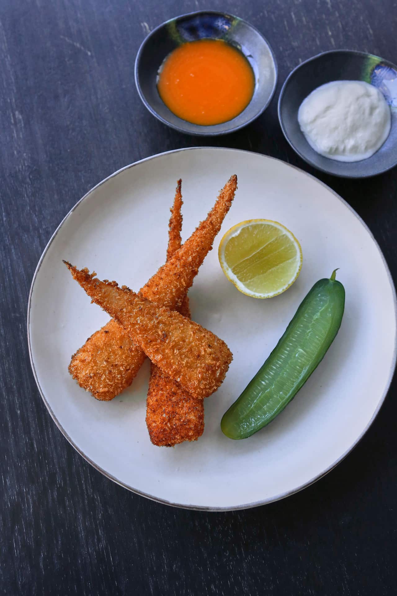 Wolfers has created a clever parsnip version of schnitzel.