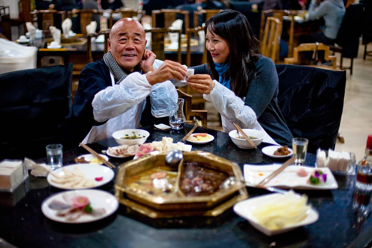 Ken Hom and Ching-He Huang