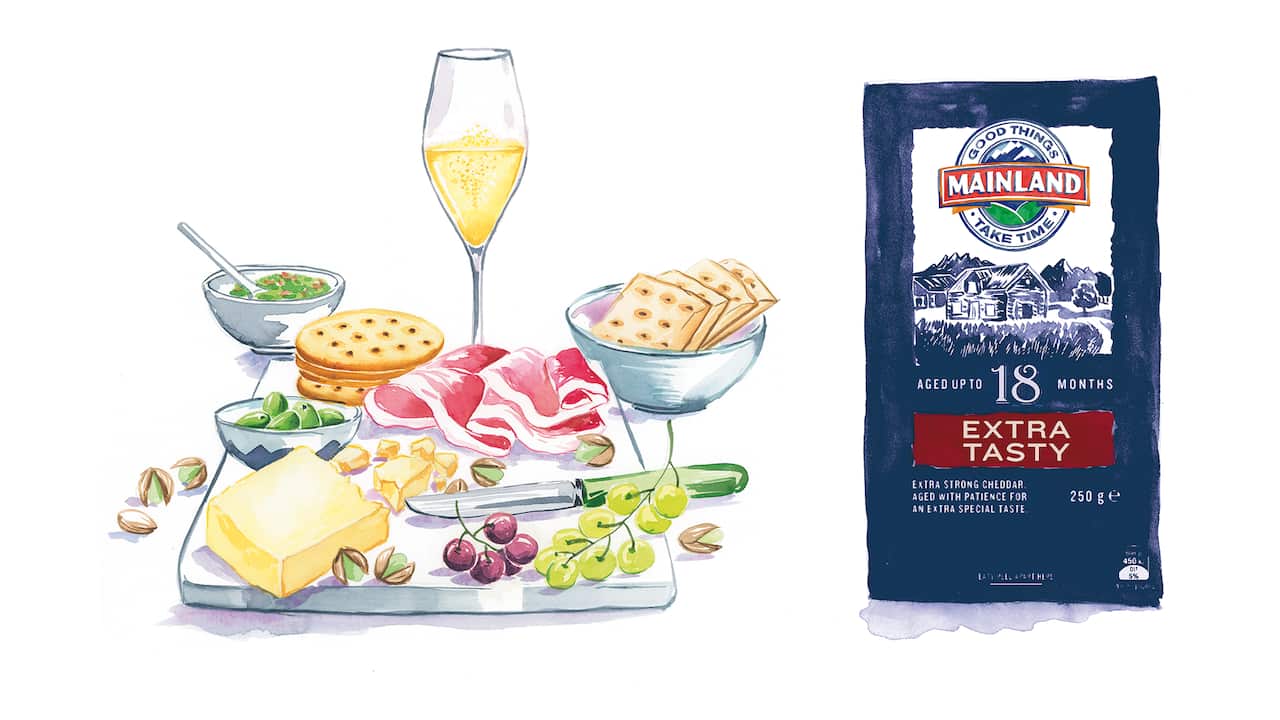 Cheddar Cheese Fonterra Mainland Cheeseboard Extra Tasty