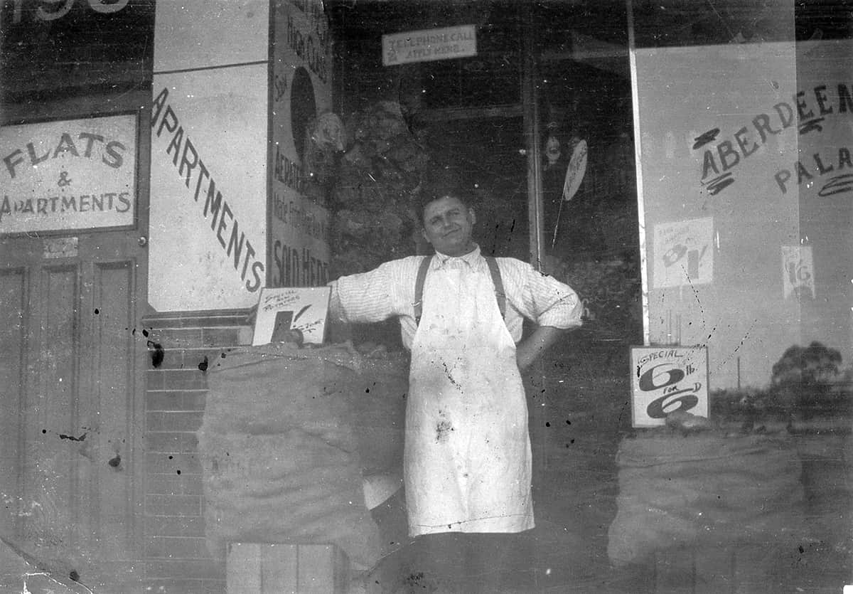 John Re at 1930 shop