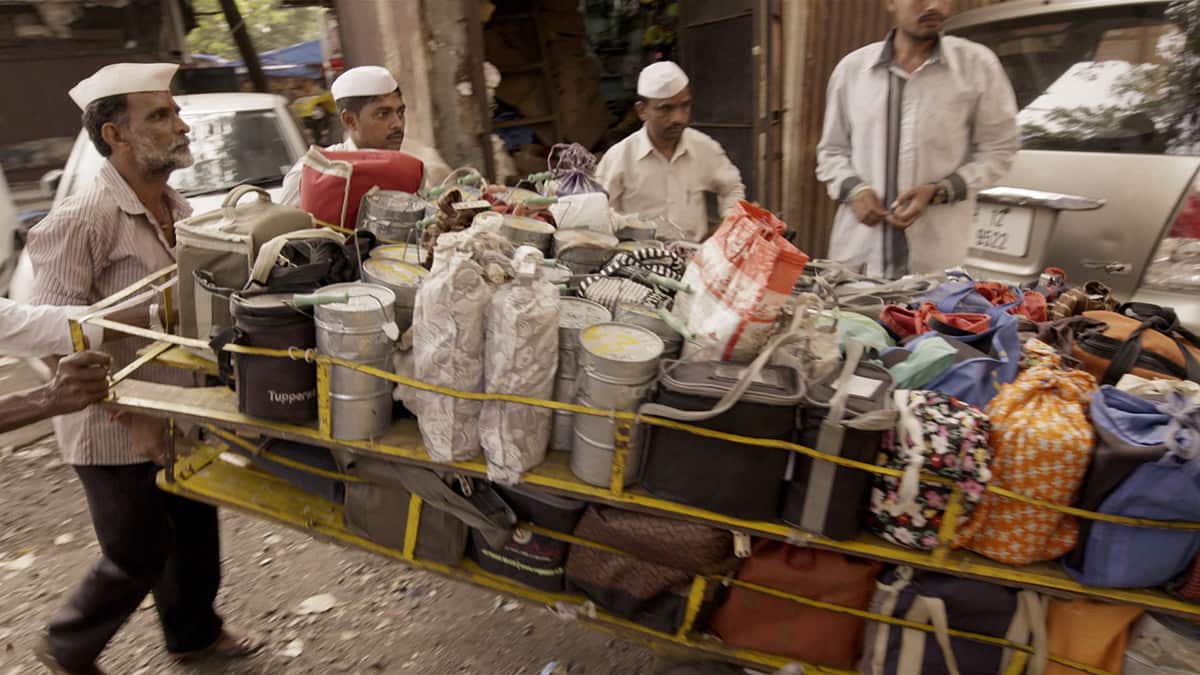 Tiffin delivery in Far Flung with Gary Mehigan in India